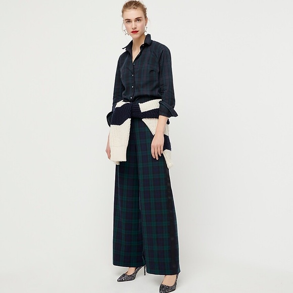 8T J. Crew Slim Stretch Perfect Shirt Blackwatch - Picture 4 of 6